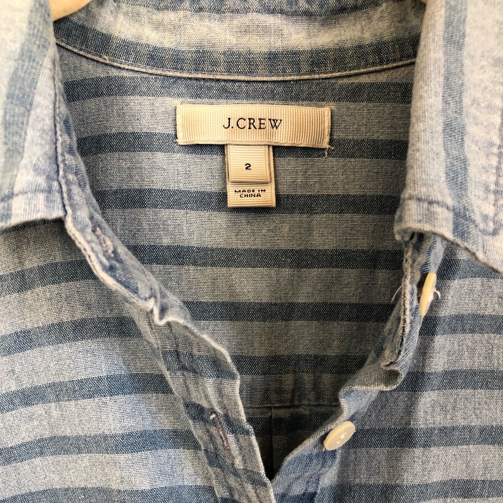 J. Crew Denim Button-Up - Picture 2 of 4